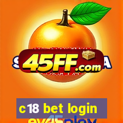 c18 bet login